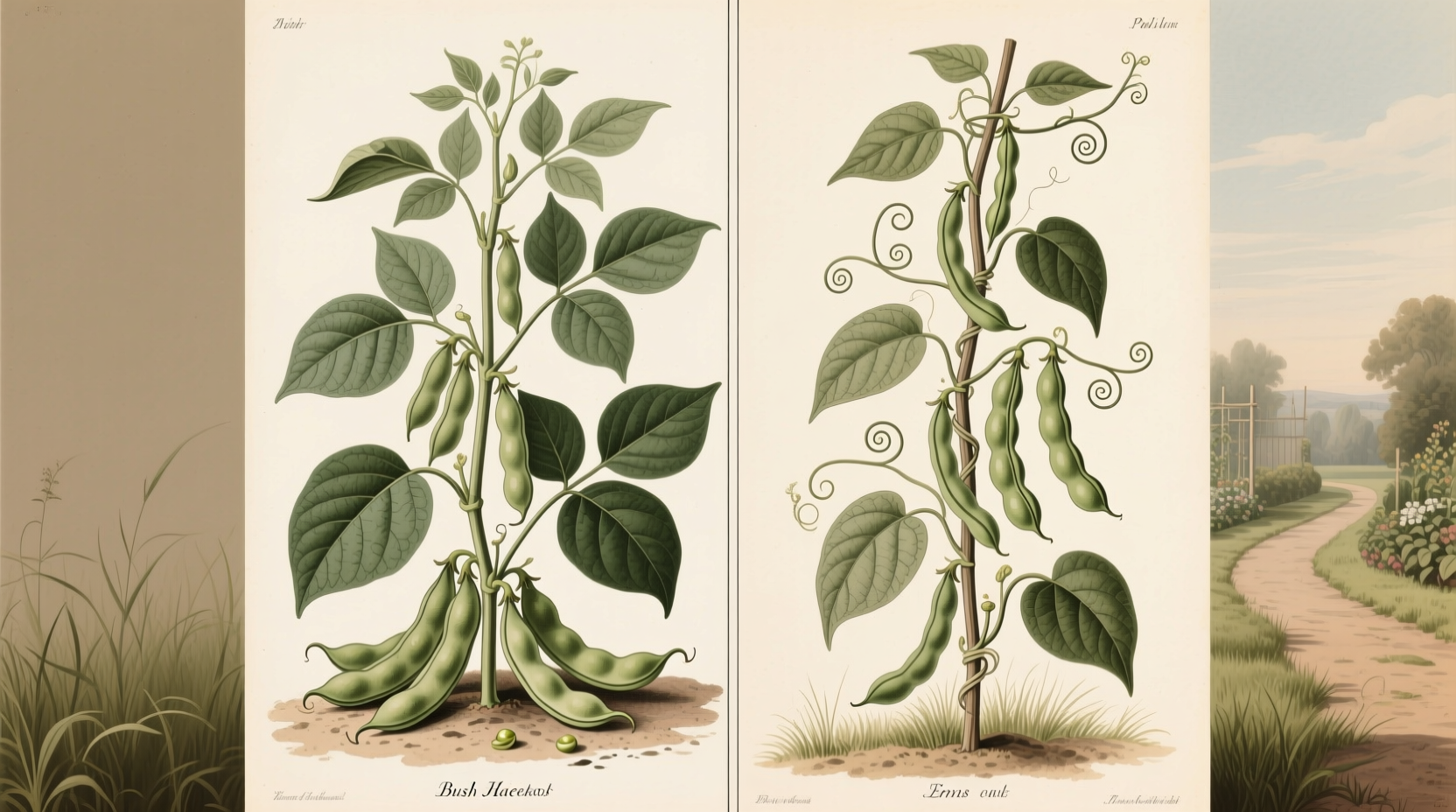 bush vs pole beans