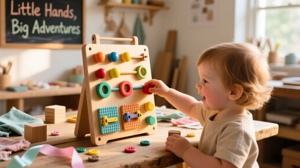 DIY Activity Board for Toddlers and Preschoolers