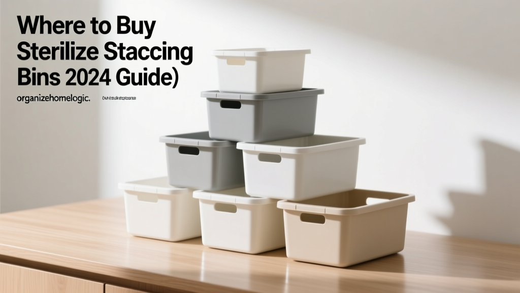 Where to Buy Sterilite Stacking Bins (2024 Guide)