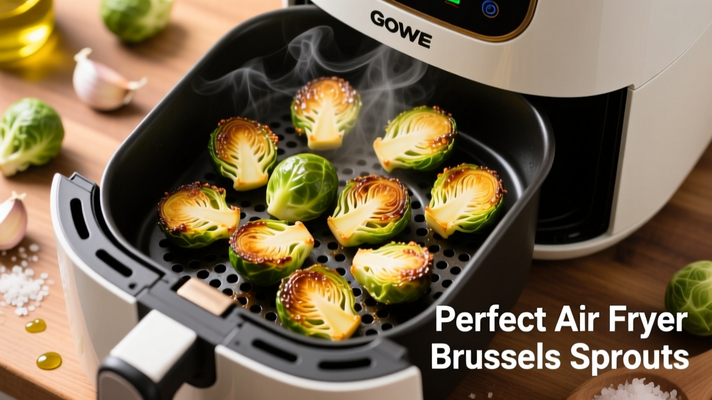 Perfect Air Fryer Brussels Sprouts in GoWISE