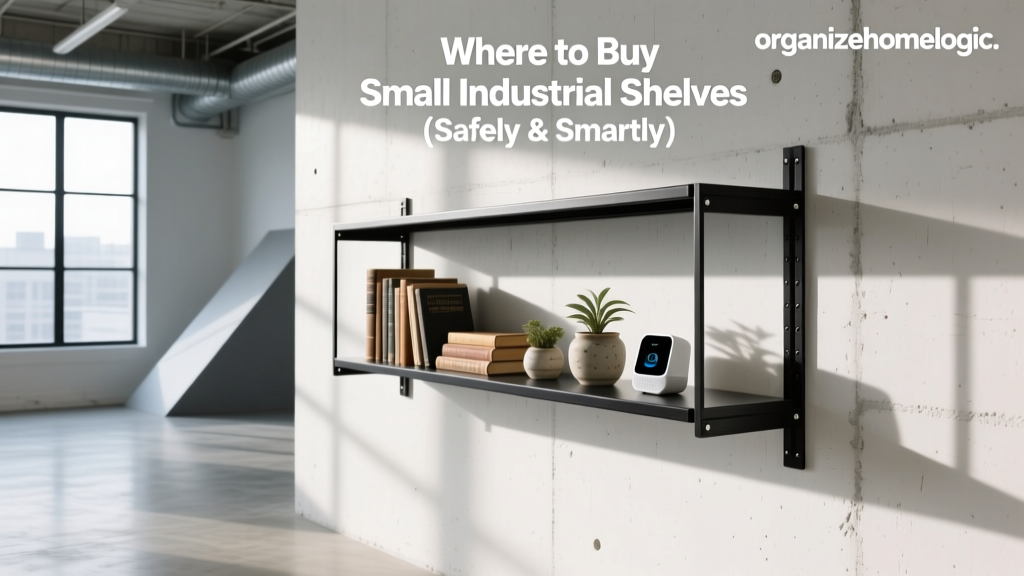 Where to Buy Small Industrial Shelves (Safely & Smartly)