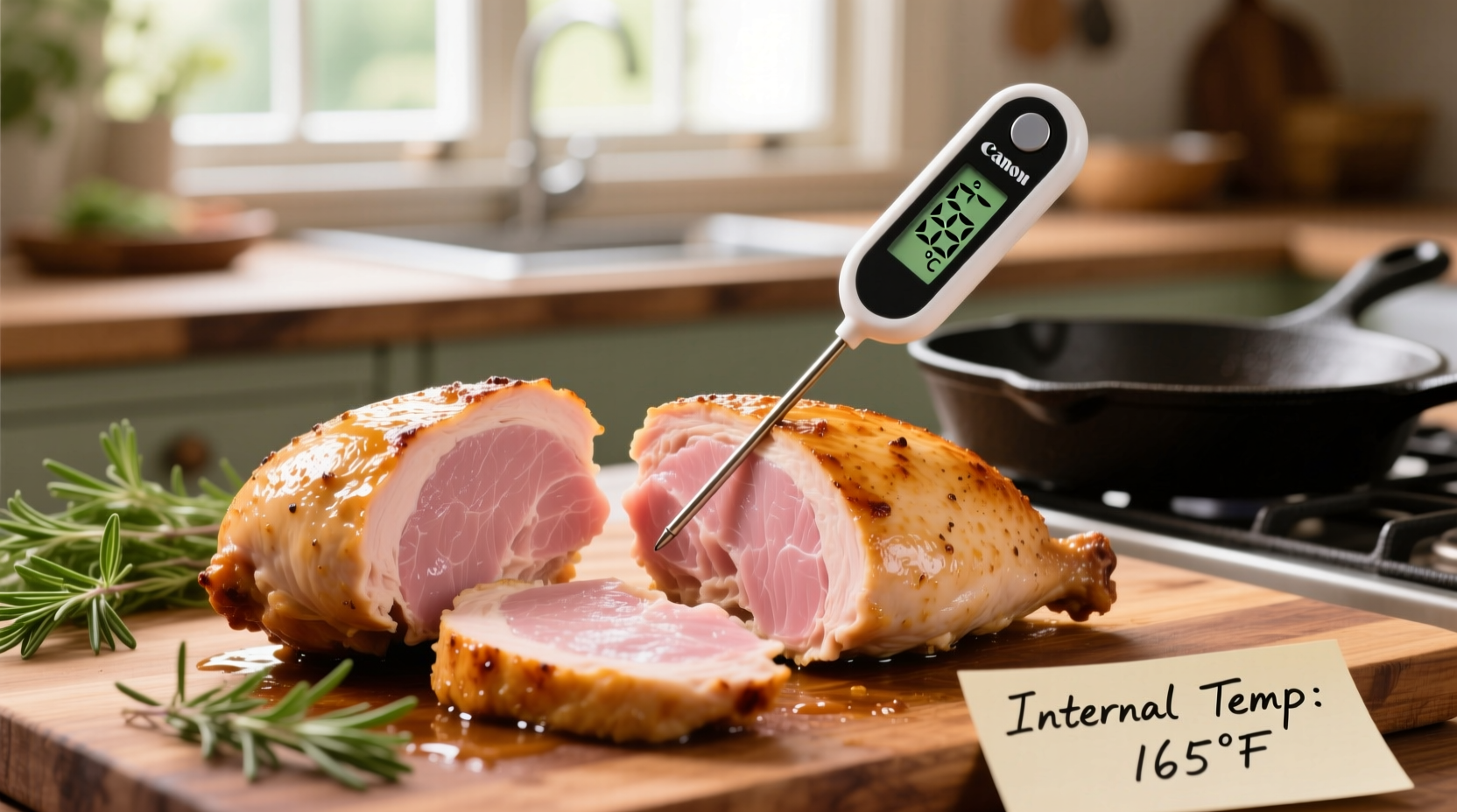 what temp should chicken be cooked at