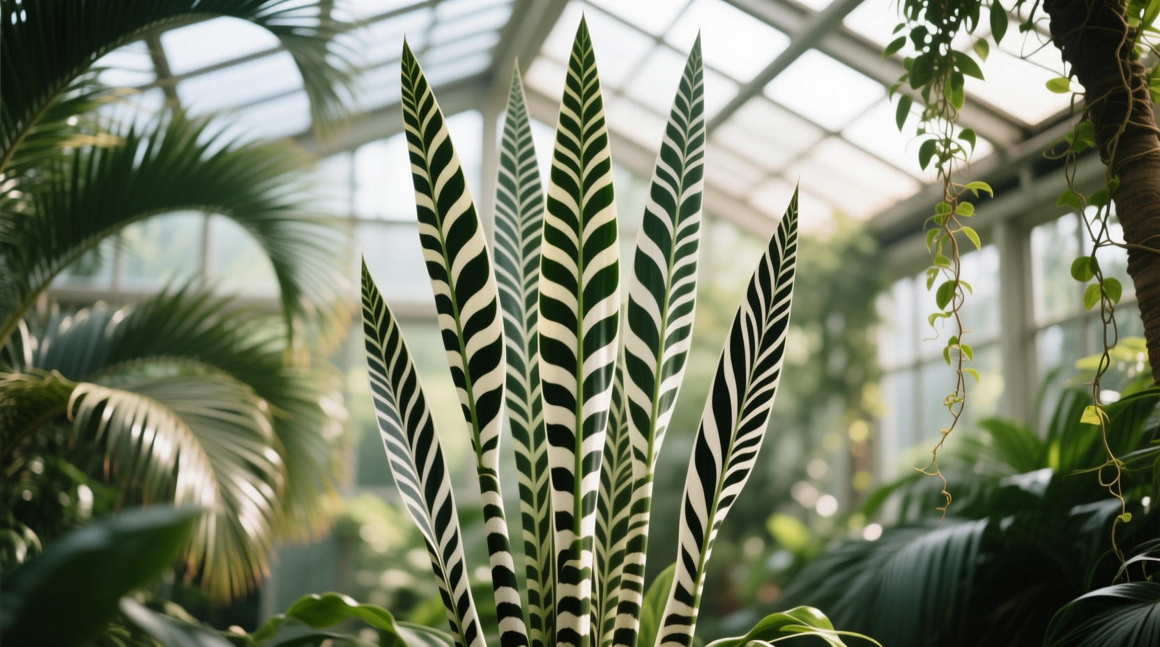tall zebra plant