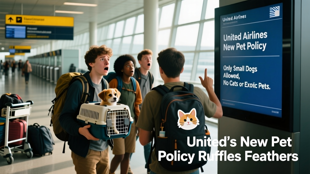 United’s New Pet Policy Ruffles Feathers: What Budget Travelers and Backpackers Need to Know in 2024