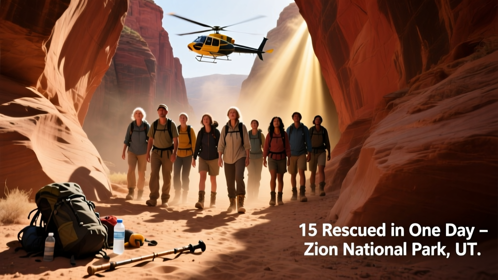 When the Walls Close In: Inside the Record-Breaking Rescue of 15 Hikers from Buckskin Gulch, Utah