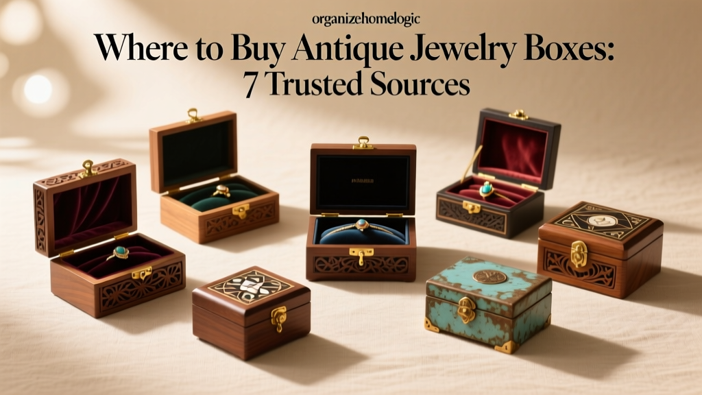 Where to Buy Antique Jewelry Boxes: 7 Trusted Sources