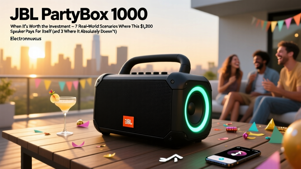 JBL PartyBox 1000 When It’s Worth The Investment: 7 Real-World Scenarios Where This $1,200 Speaker Pays for Itself (and 3 Where It Absolutely Doesn’t)