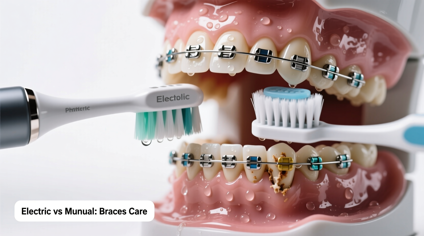 are electric toothbrushes better for braces or do manual ones clean just fine