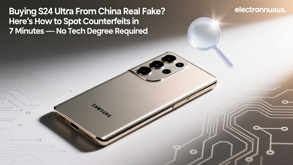 Buying S24 Ultra From China Real Fake? Here’s How to Spot Counterfeits in 7 Minutes — No Tech Degree Required