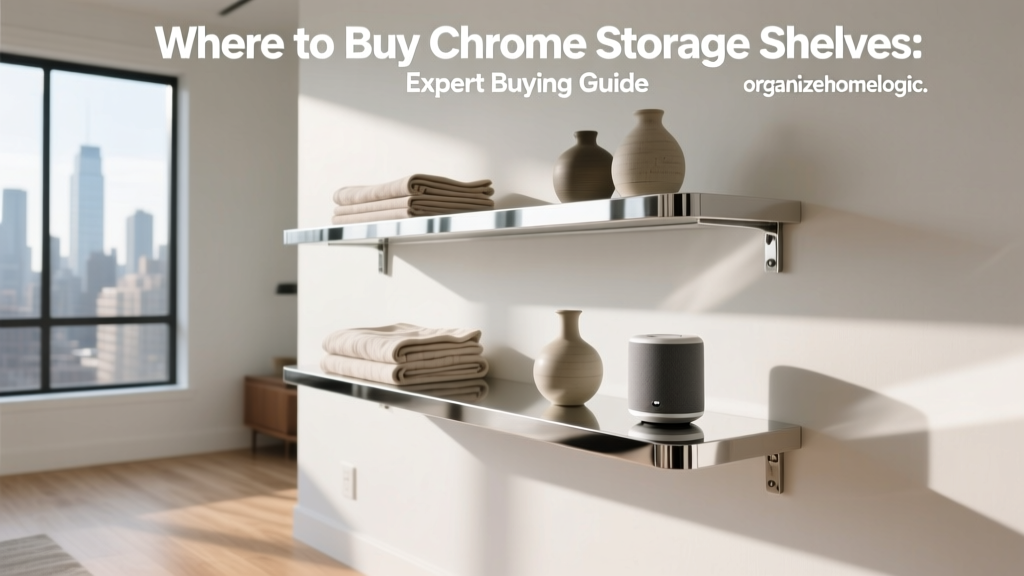 Where to Buy Chrome Storage Shelves: Expert Buying Guide