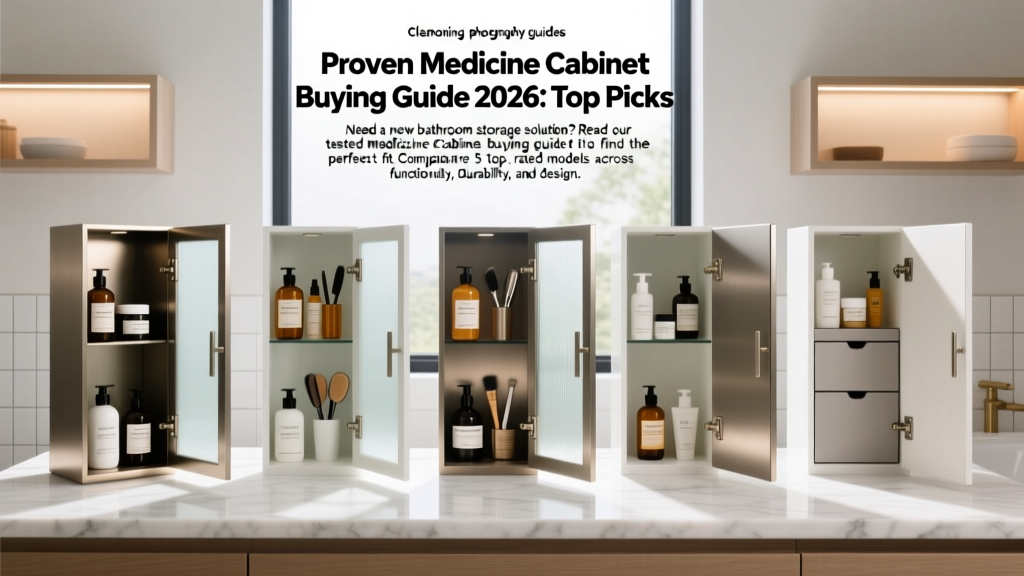 Proven Medicine Cabinet Buying Guide 2026: Top Picks