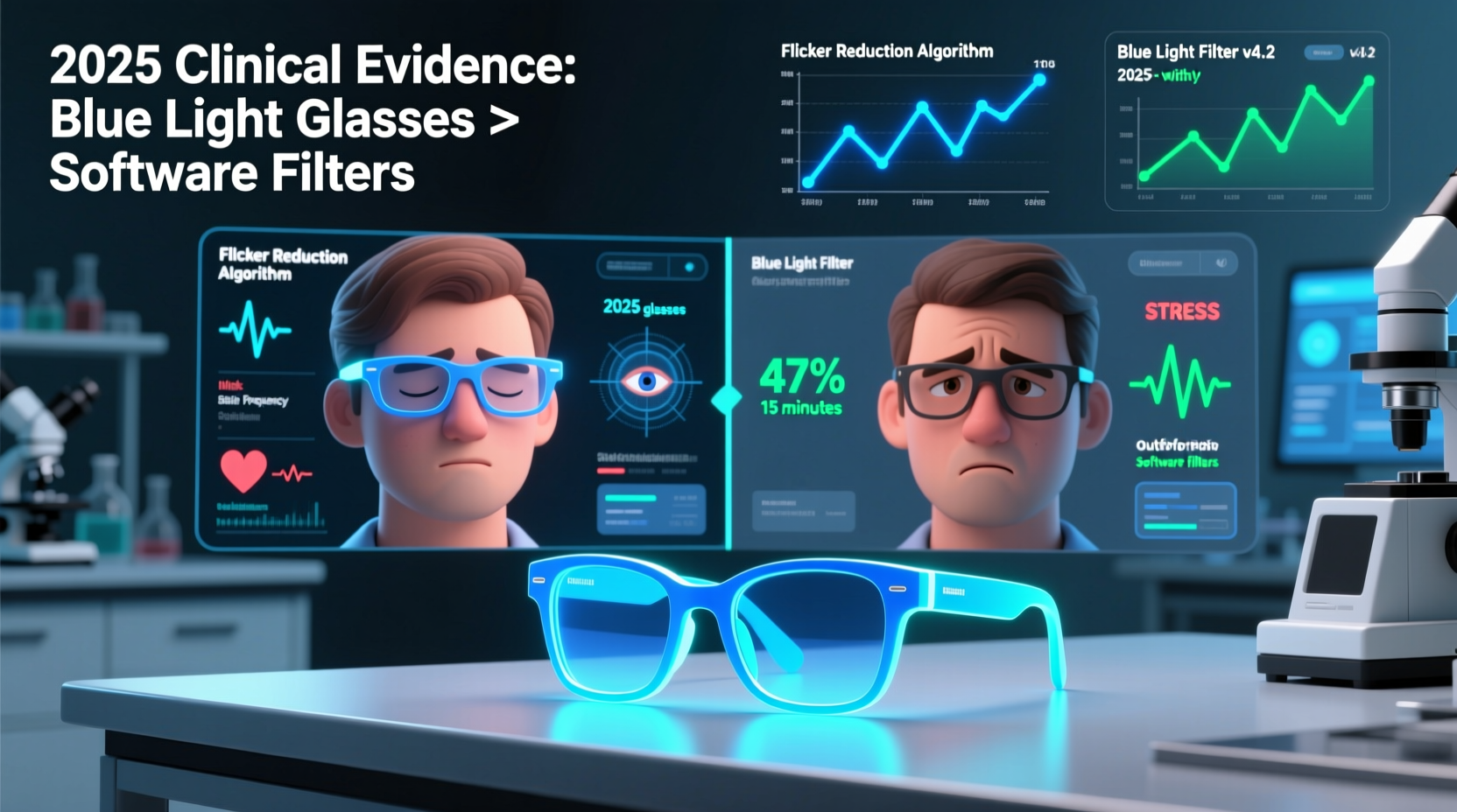 blue light glasses vs software filters reality check