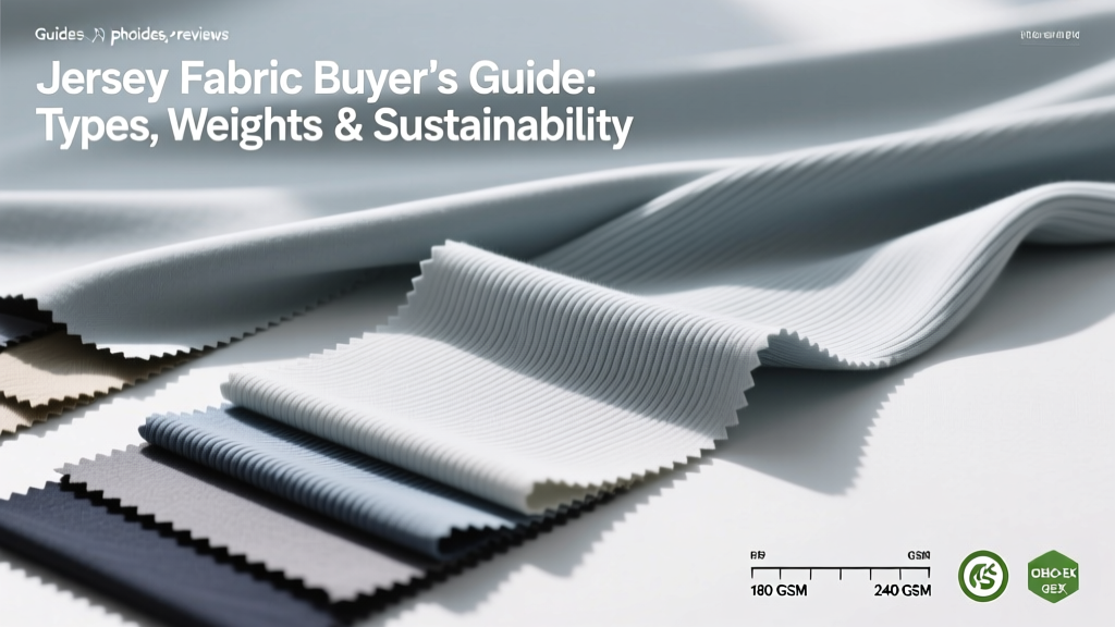 Jersey Fabric Buyer's Guide: Types, Weights & Sustainability