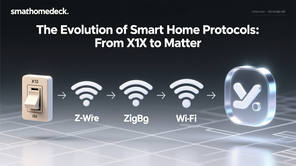 The Evolution of Smart Home Protocols: From X10 to Matter