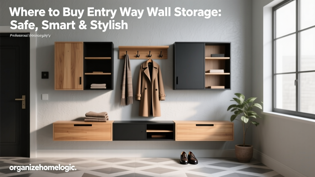 Where to Buy Entry Way Wall Storage: Safe, Smart & Stylish