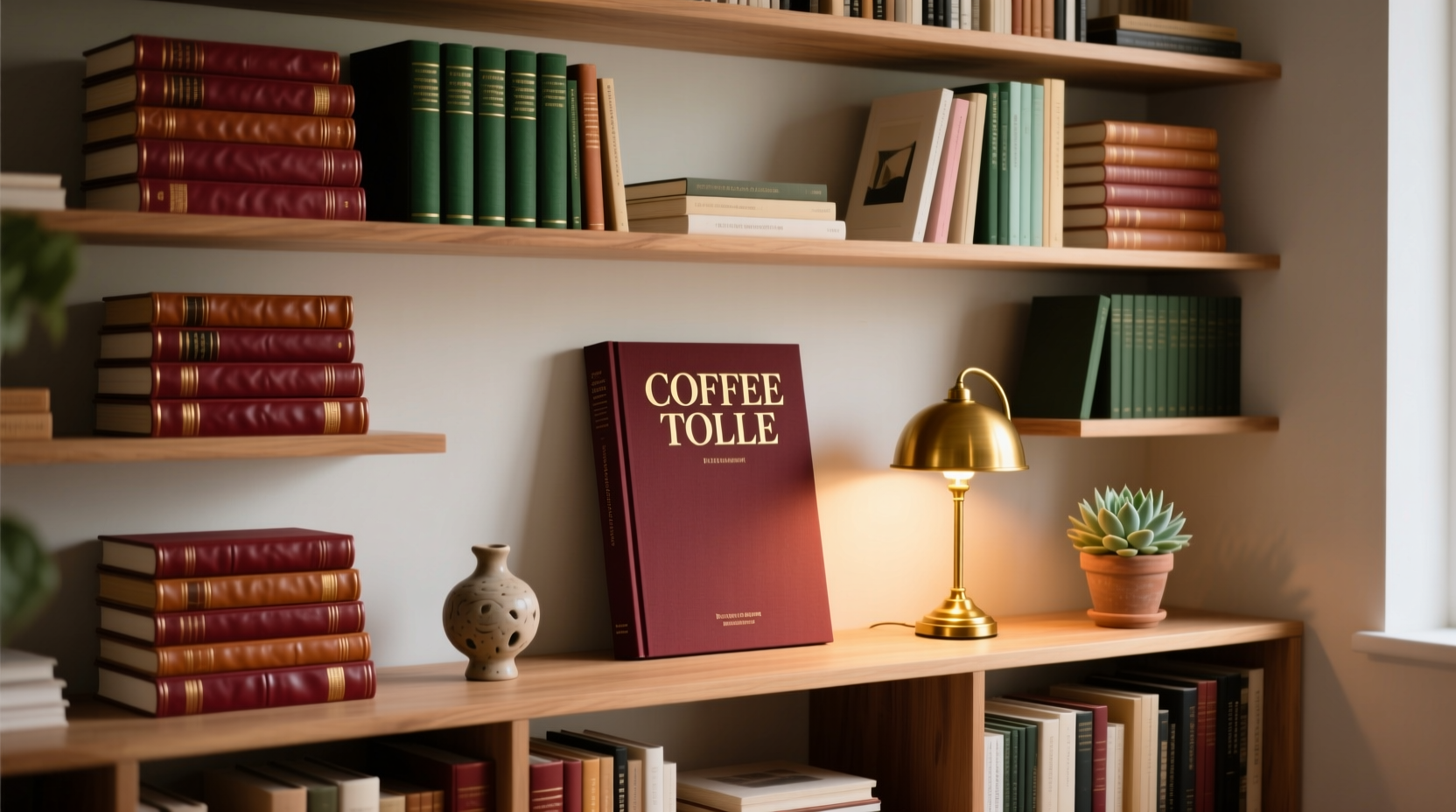 how to arrange books on shelves for visual appeal beyond alphabetical order