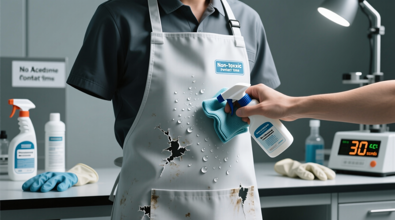 resin stain removal for d printing aprons