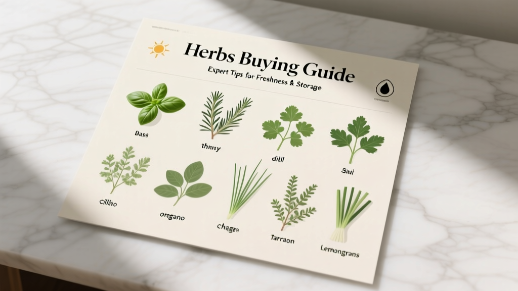 Herbs Buying Guide: How to Choose Fresh, Dried, and Frozen Herbs for Maximum Flavor and Nutrition