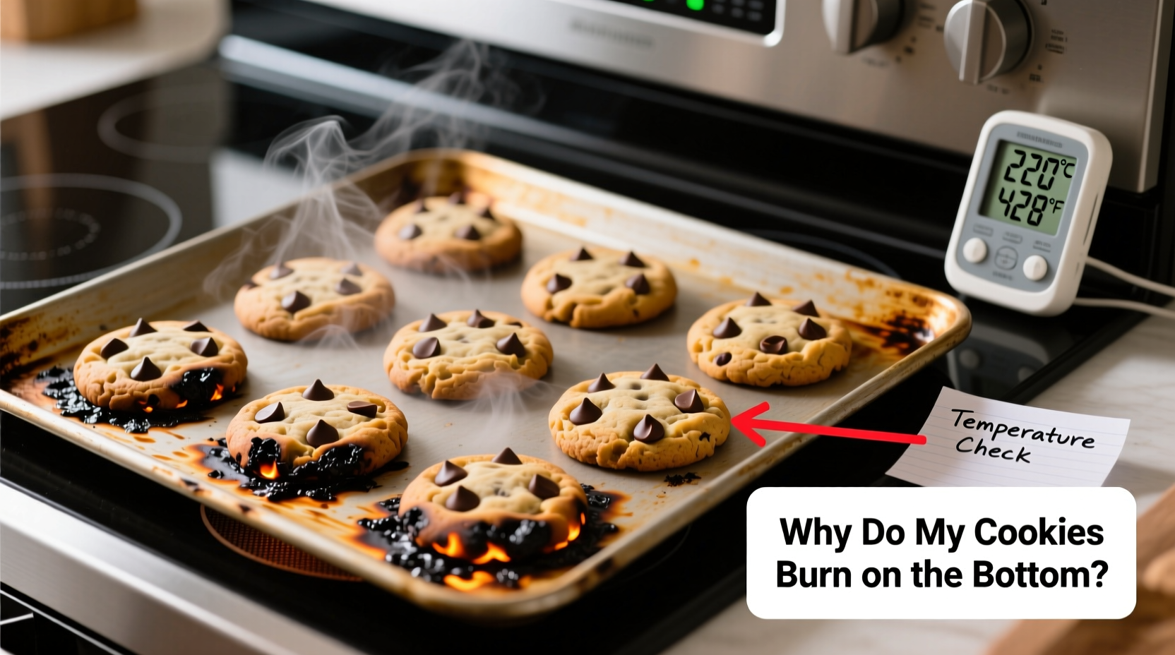 why do my cookies always burn on the bottom baking troubleshooting