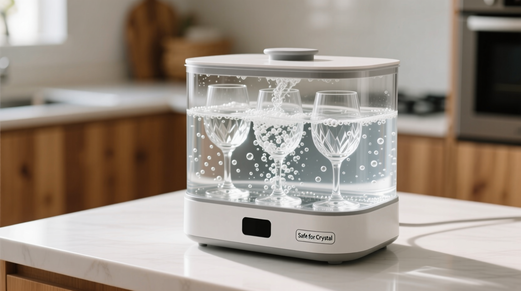 ultrasonic cleaners for crystal glasses do they remove residue safely