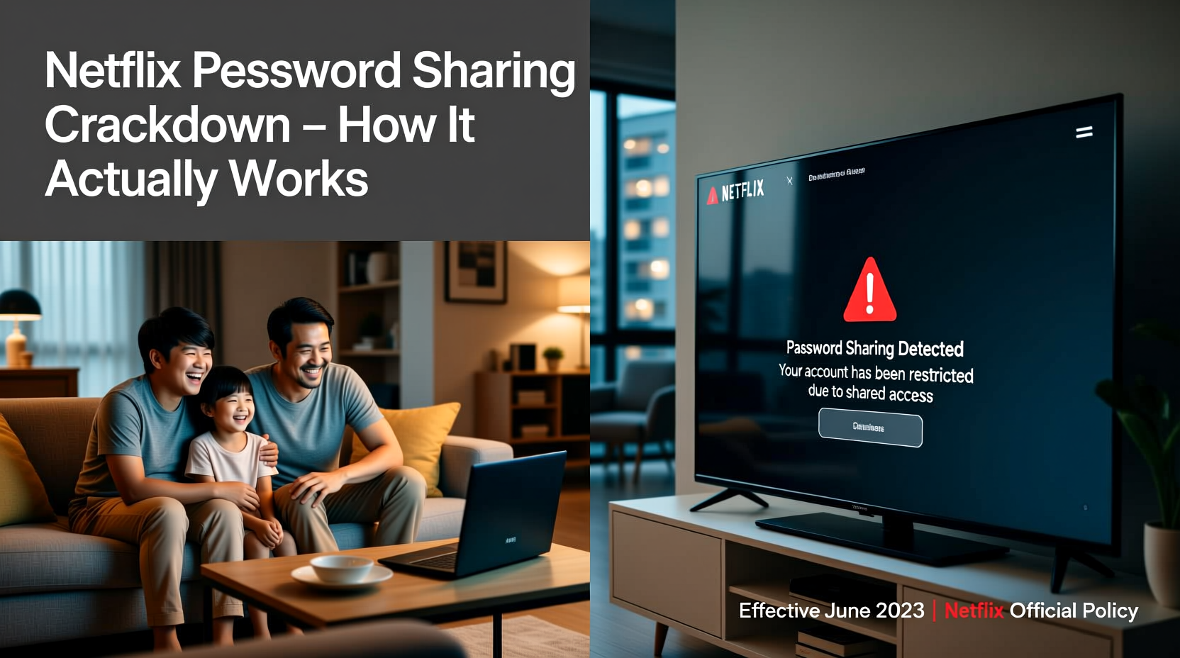 netflix password sharing crackdown how does it actually work
