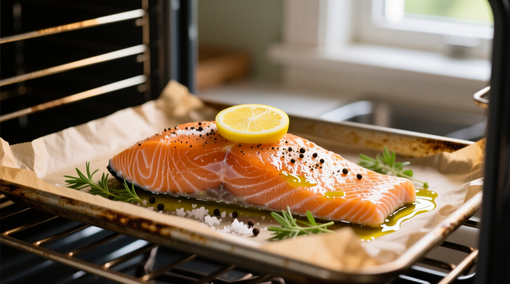 what temperature do you cook salmon at in oven