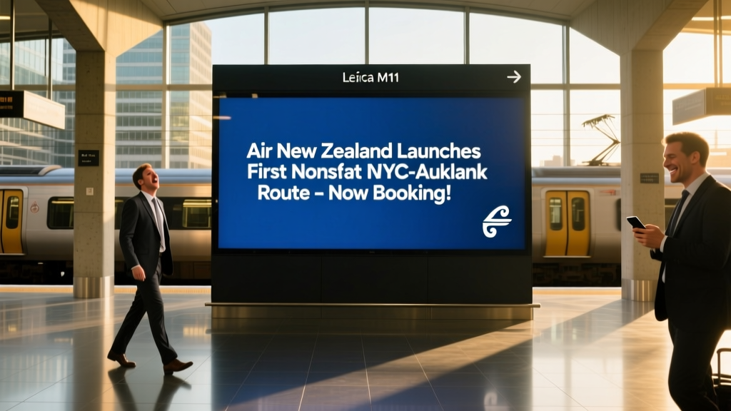 Air New Zealand Announces First Nonstop New York–Auckland Flight: A Milestone in Transpacific Aviation