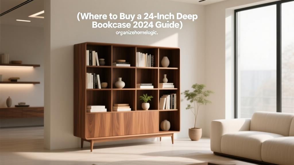 Where to Buy a 24-Inch Deep Bookcase (2024 Guide)