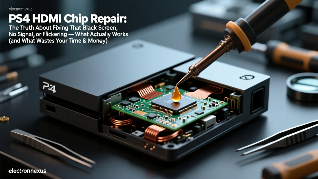 PS4 HDMI Chip Repair: The Truth About Fixing That Black Screen, No Signal, or Flickering — What Actually Works (and What Wastes Your Time & Money)