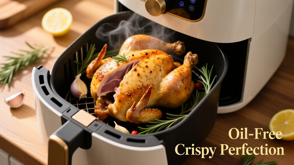 Air Fry Rotisserie Chicken: Crispy, Juicy & Oil-Free