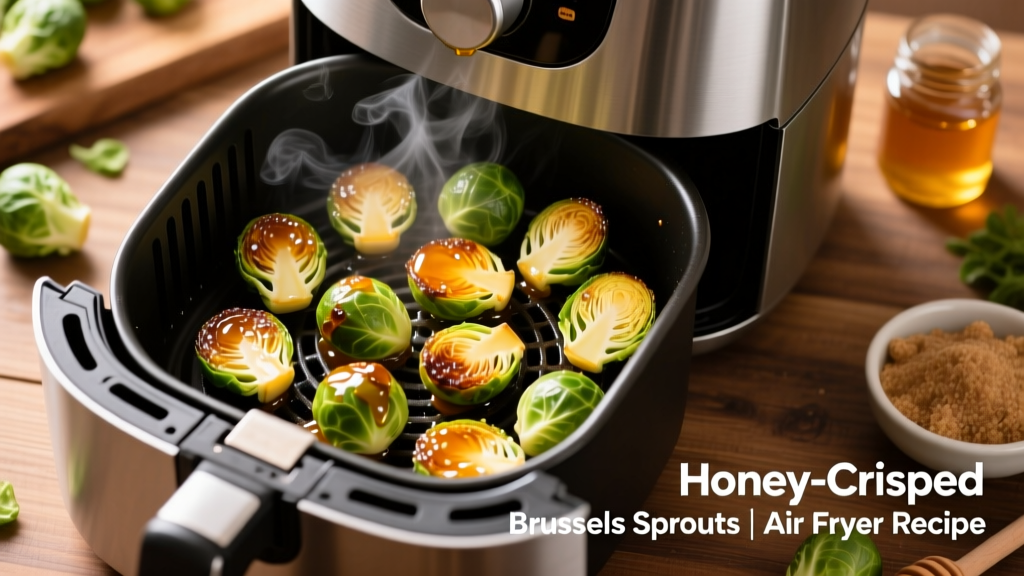 Crispy Honey-Glazed Brussels Sprouts in Air Fryer