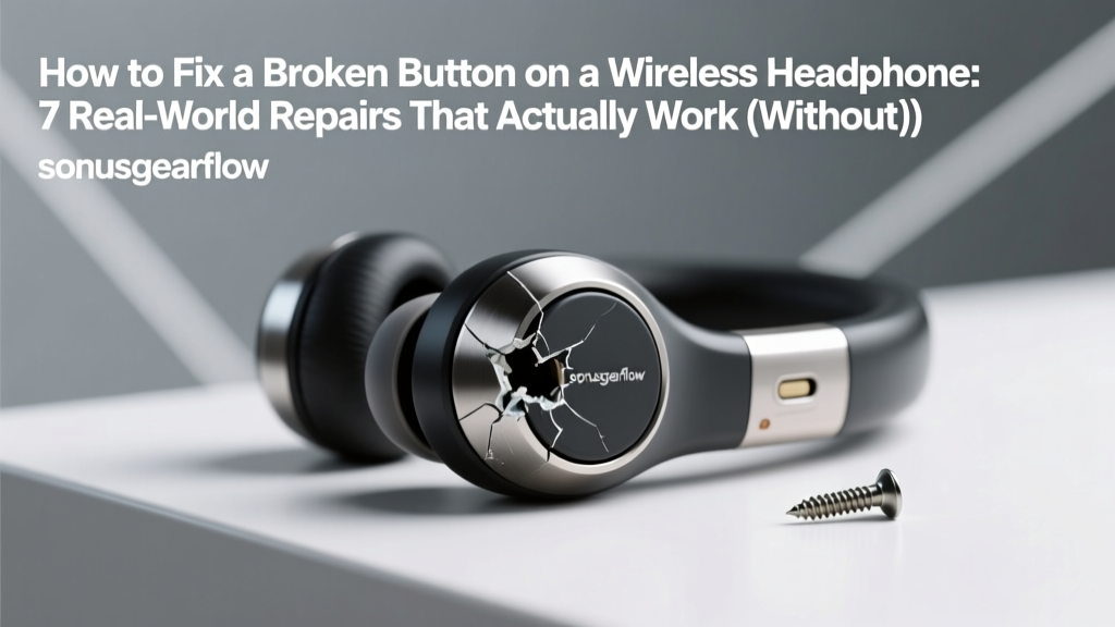 Fix Broken Wireless Headphone Buttons (2026)
