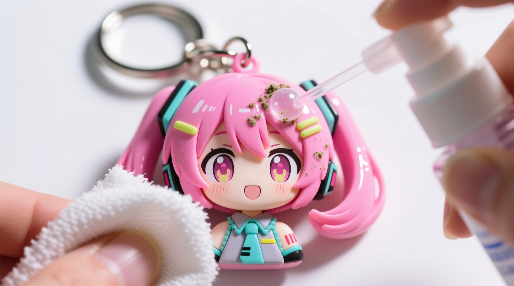 eco friendly cleaning tips for silicone keychains