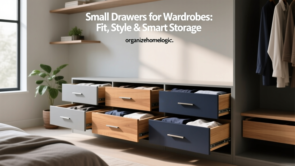 Small Drawers for Wardrobes: Fit, Style & Smart Storage