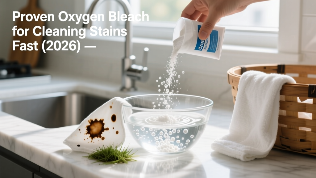 Proven Oxygen Bleach for Cleaning Stains Fast (2026)