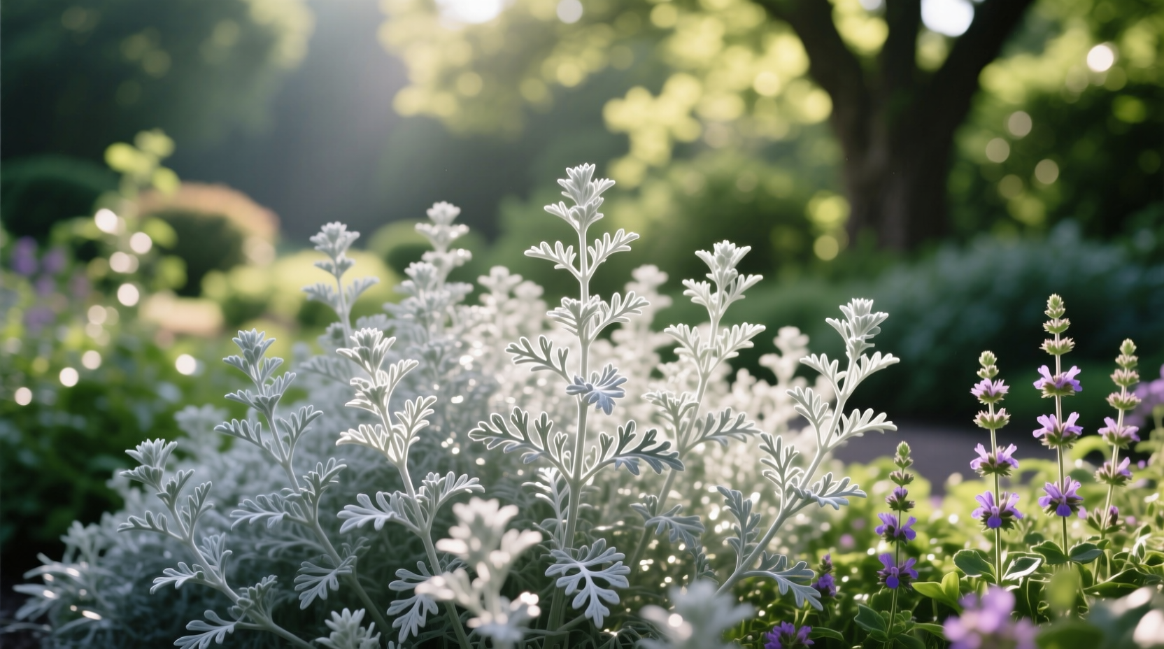 silver leaved perennials