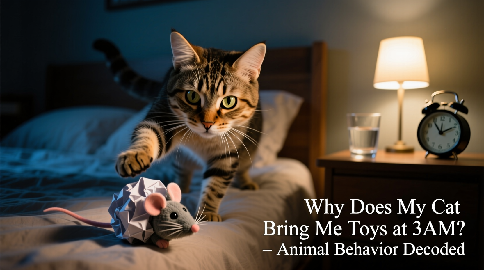 why does my cat bring me toys at 3am animal behavior decoded