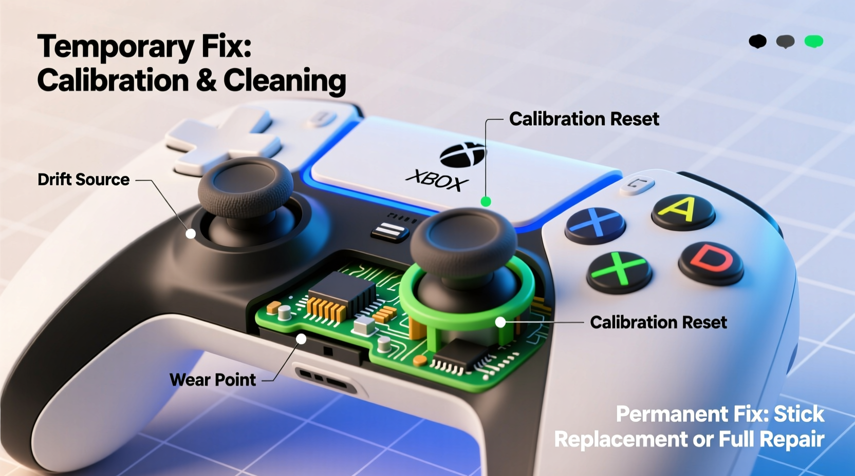 how to fix stick drift on a controller temporary and permanent fixes