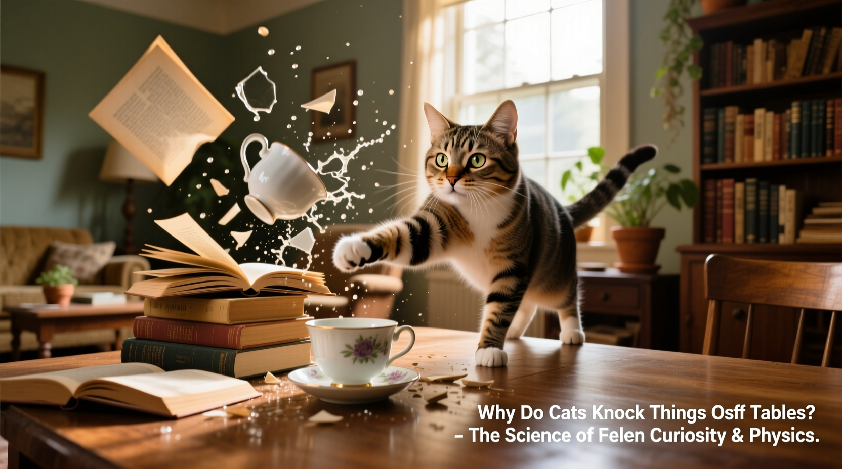 why do cats knock things off tables exploring feline curiosity and physics