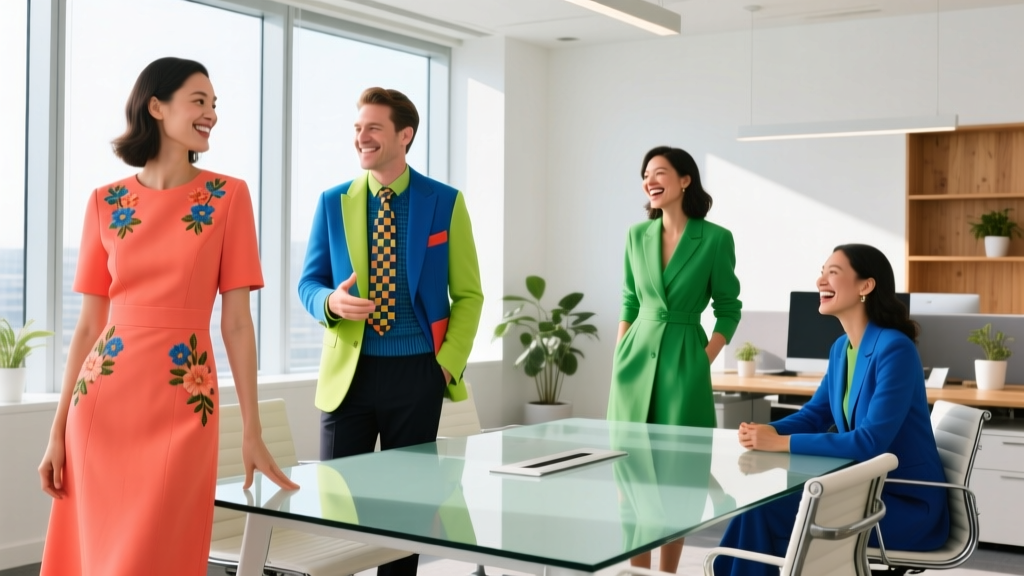 Dopamine Dressing at Work: Style That Lifts Mood & Credibility
