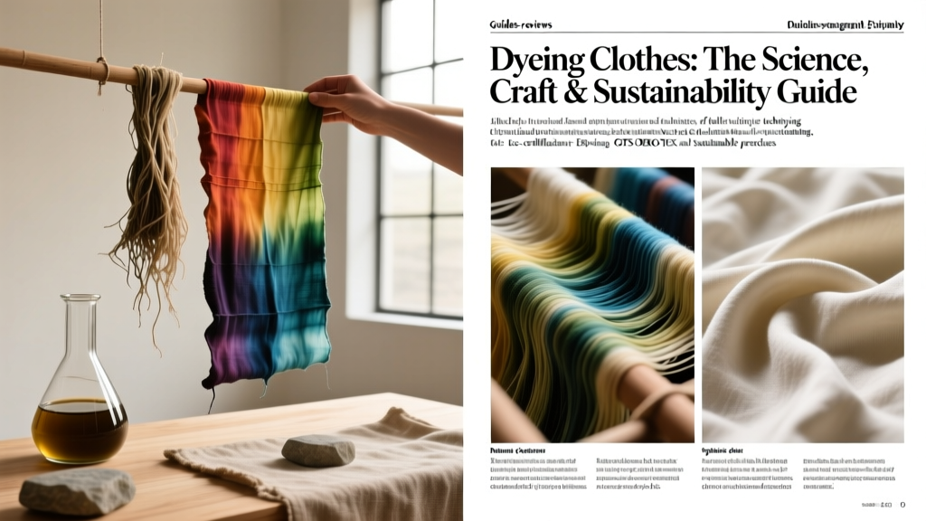 Dyeing Clothes: The Science, Craft & Sustainability Guide