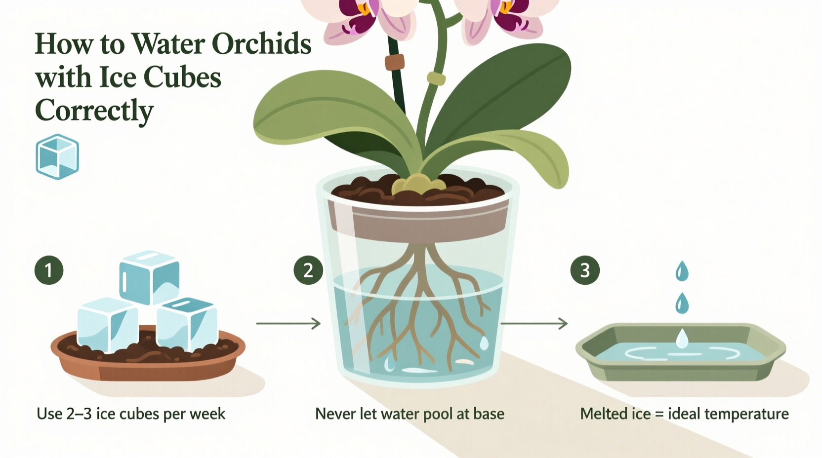 Ice Cube Orchid Watering: 5 Pro Tips | TheHomeSprouts