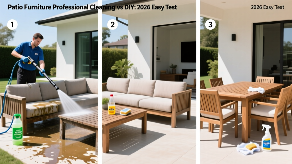 Patio Furniture Professional Cleaning vs DIY: 2026 Easy Test
