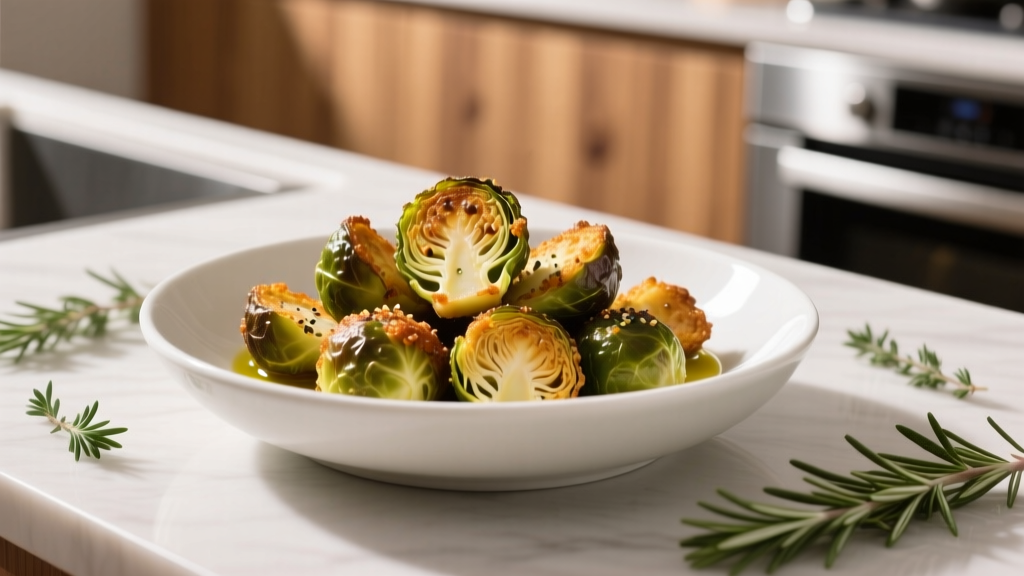 Best Air Fryer Brussels Sprouts Recipe (Crispy & Tender!)