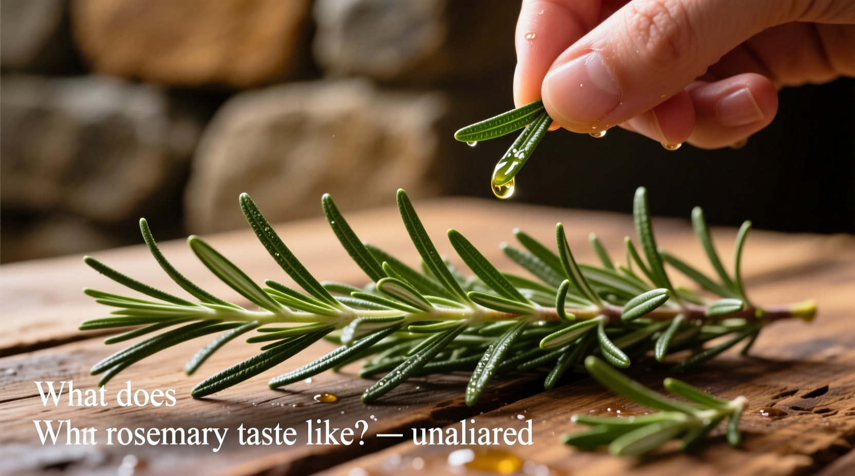 what does rosemary taste like