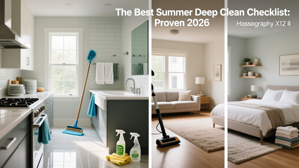 The Best Summer Deep Clean Checklist: Proven 2026