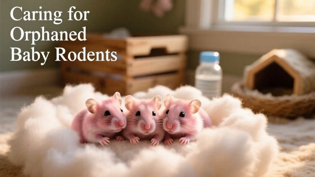 Close-up of tiny, pink newborn hamsters nestled together in soft cotton bedding
