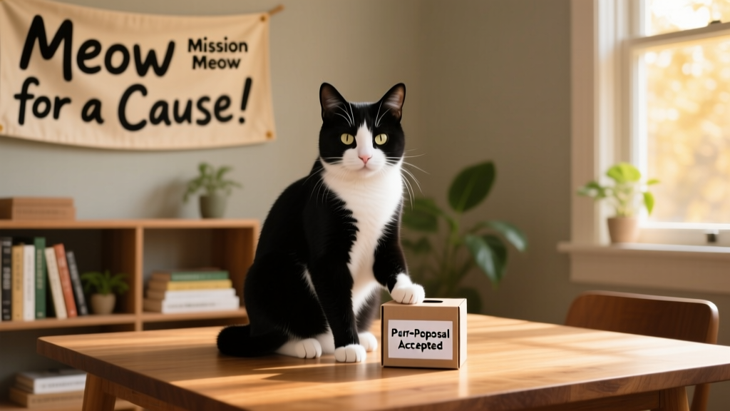 Mission Meow Has a Clever (Cat-Like) Approach to Fundraising