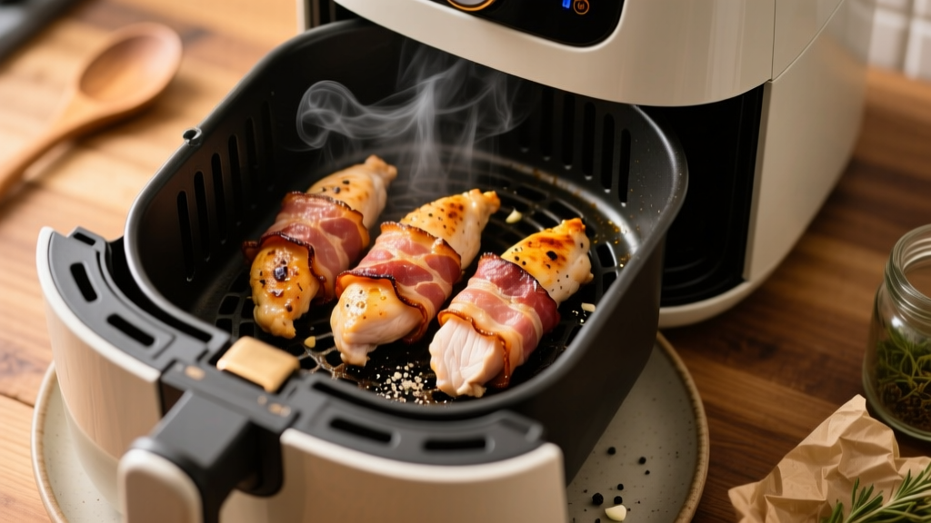 Crispy Bacon-Wrapped Chicken Strips (Air Fryer)