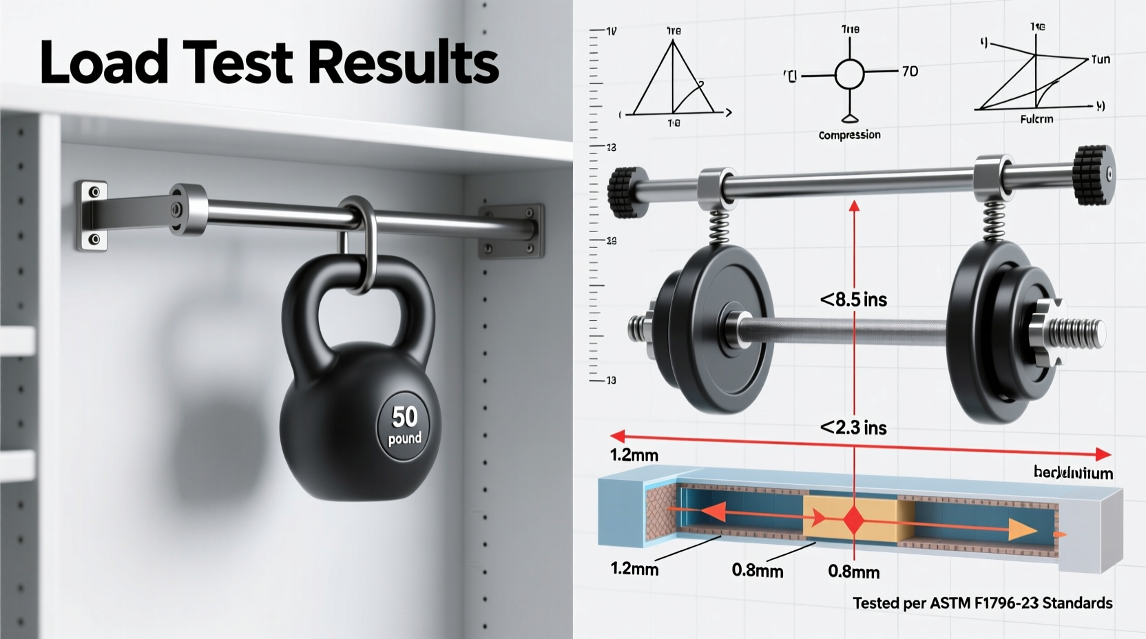 hanging vs tension rods which holds more weight